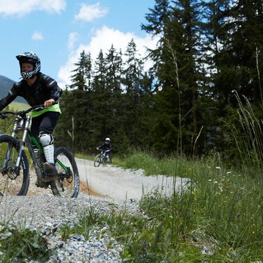 The Morning Glory is a Bikeparktrail in the Bikepark Serfaus-Fiss-Ladis in Tyrol | © Serfaus-Fiss-Ladis