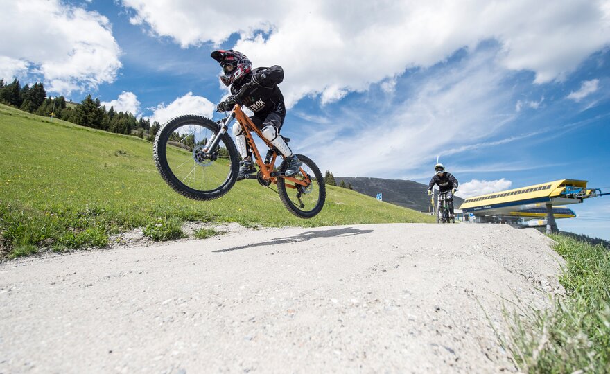 Biking on the Bikeparktrails in Serfaus Fiss Ladis in Tyrol | © Serfaus-Fiss-Ladis