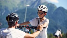 Technique training with Fränk Schleck in the Bikepark Serfaus-Fiss-Ladis in Tyrol | © christianwaldegger.com