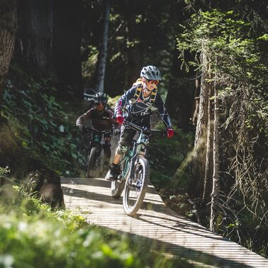 The Högtrail is a singletrail in the bike area Serfaus Fiss Ladis in Tyrol Austria | © Serfaus-Fiss-Ladis Marketing GmbH |Maria Knoll