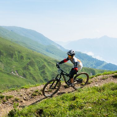 The Scheidtrail is a singletrail in the bike area Serfaus Fiss Ladis in Tyrol Austria | © Serfaus-Fiss-Ladis Marketing GmbH | Markus Lindl