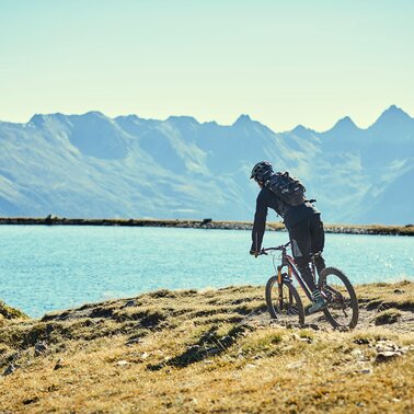 Der Frommestrail ist ein Singletrail in der Bike Region Serfaus Fiss Ladis in Österreich Tirol | © christianwaldegger.com