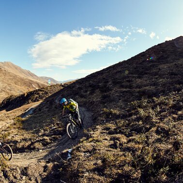 Der Scheidtrail ist ein Singletrail in der Bike Region Serfaus Fiss Ladis in Tirol Österreich | © christianwaldegger.com