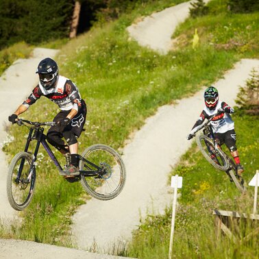 The Strada del Sole is a Bikeparktrail in the Bikepark Serfaus-Fiss-Ladis in Tyrol | © Serfaus-Fiss-Ladis