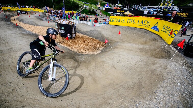Pumptrack in the Bikepark Serfaus-Fiss-Ladis in Tyrol Austria | © Serfaus-Fiss-Ladis