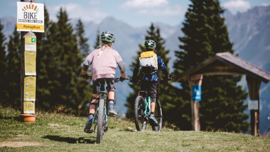 Beginn the Alpkopftrail | © © Serfaus-Fiss-Ladis Marketing GmbH_Maria Knoll