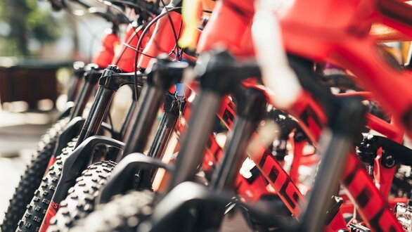 Large selection of bikes