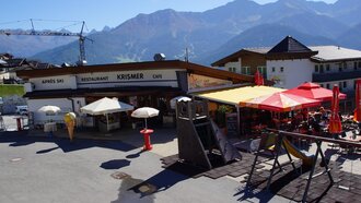 Café Krismer outside view summer Café Krismer outside view summer