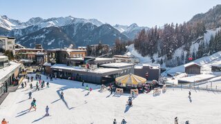 Umbrella bar Komperdell bottom station