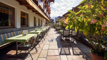 Sonnige Terrasse